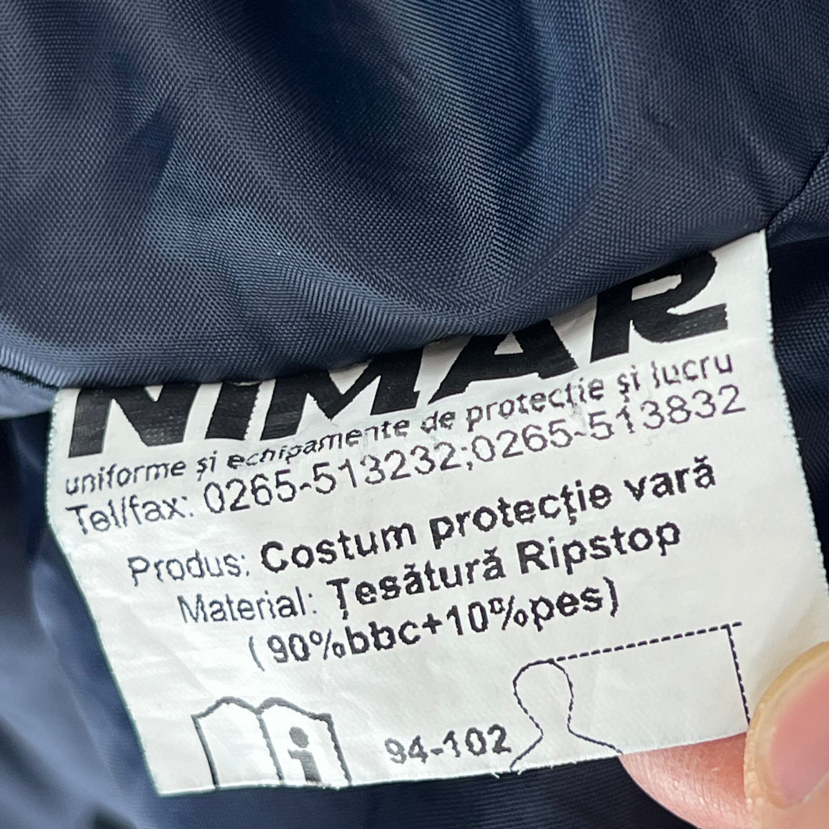 Romanian Army Navy Ripstop Jacket - Border Guards - Medium
