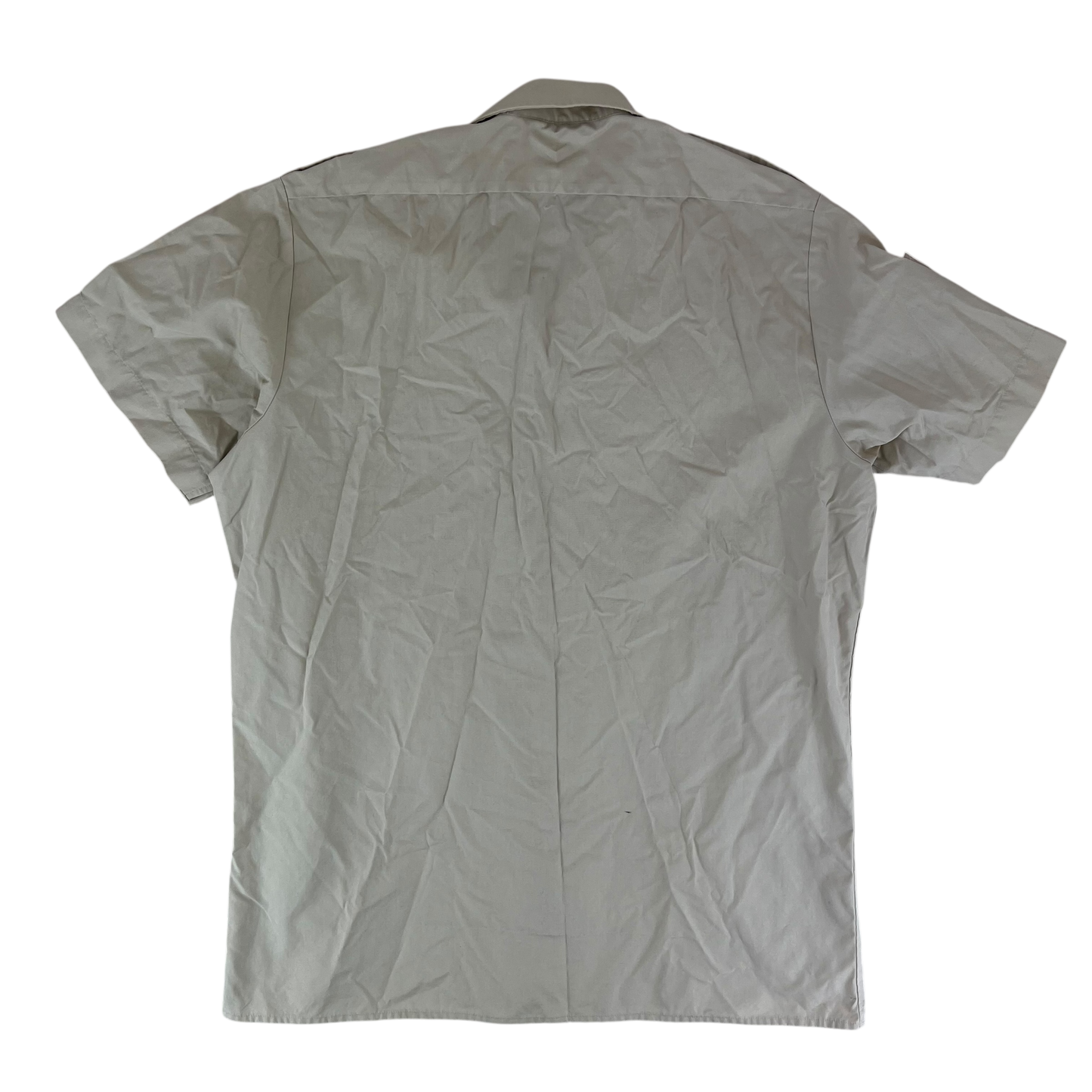 British Army Mens Fawn Shirt Short Sleeve - X Large