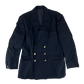 British Royal Navy 70s Black Dress Blazer Jacket - X Large