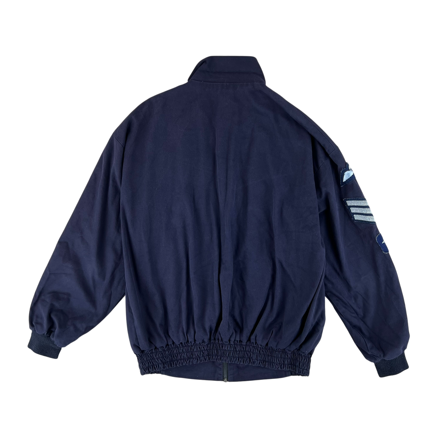 British Army / Tri-Services Navy Blue PTI Tracksuit Top Jacket - Medium