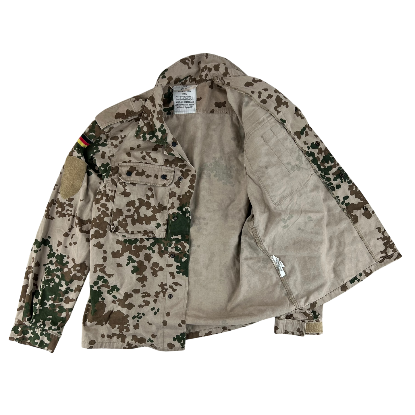 German Army Tropentarn Camouflage Field Shirt / Jacket - Medium GrNr 2