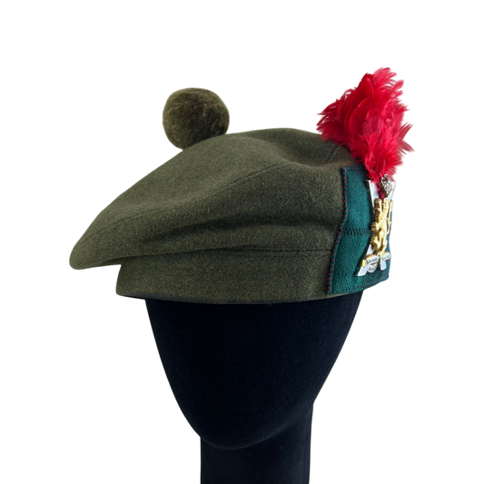 British Army Royal Regiment of Scotland Tam o Shanter w/ Plume - Medium