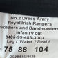 British Army Royal Irish Rangers No. 2 Dress Trousers - W34 L27