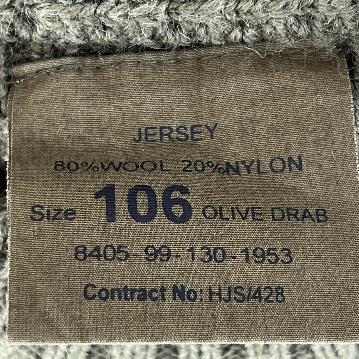 British Army Olive Green Pullover Jumper - Medium