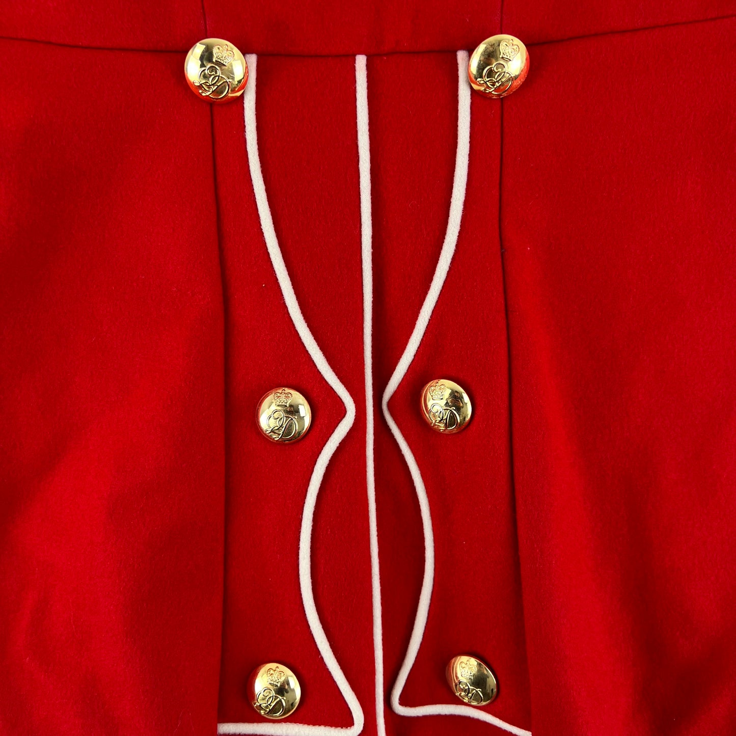 British Army Red Tunic Jacket - Queen's Division Minden Band - Medium