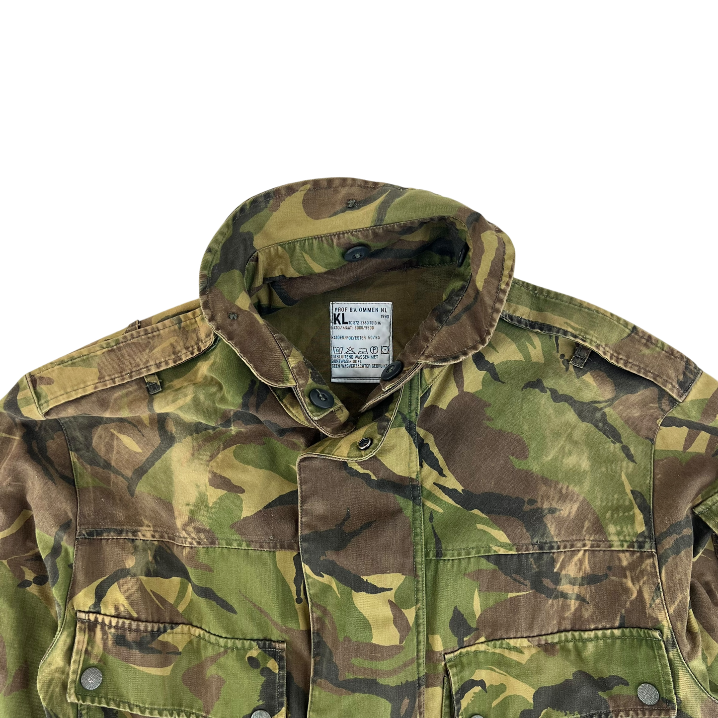 Dutch Army M93 DPM Woodland Camouflage Combat Jacket - Medium