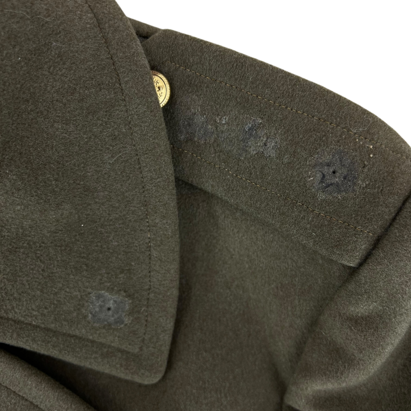 Italian Army 70's Officer's Khaki Wool Greatcoat - Medium