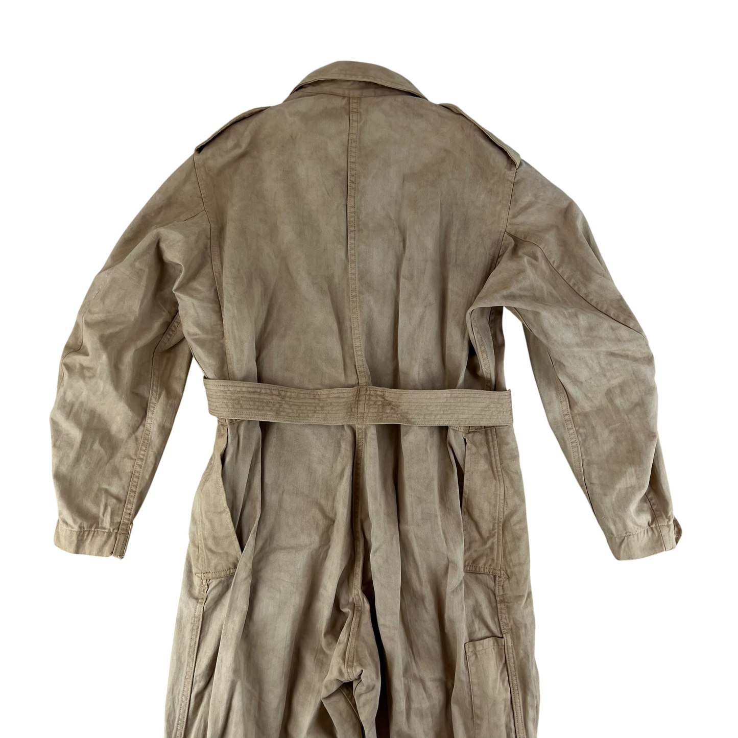 British Army 60s "White" Cotton Drill Coveralls - Medium SIZE 2