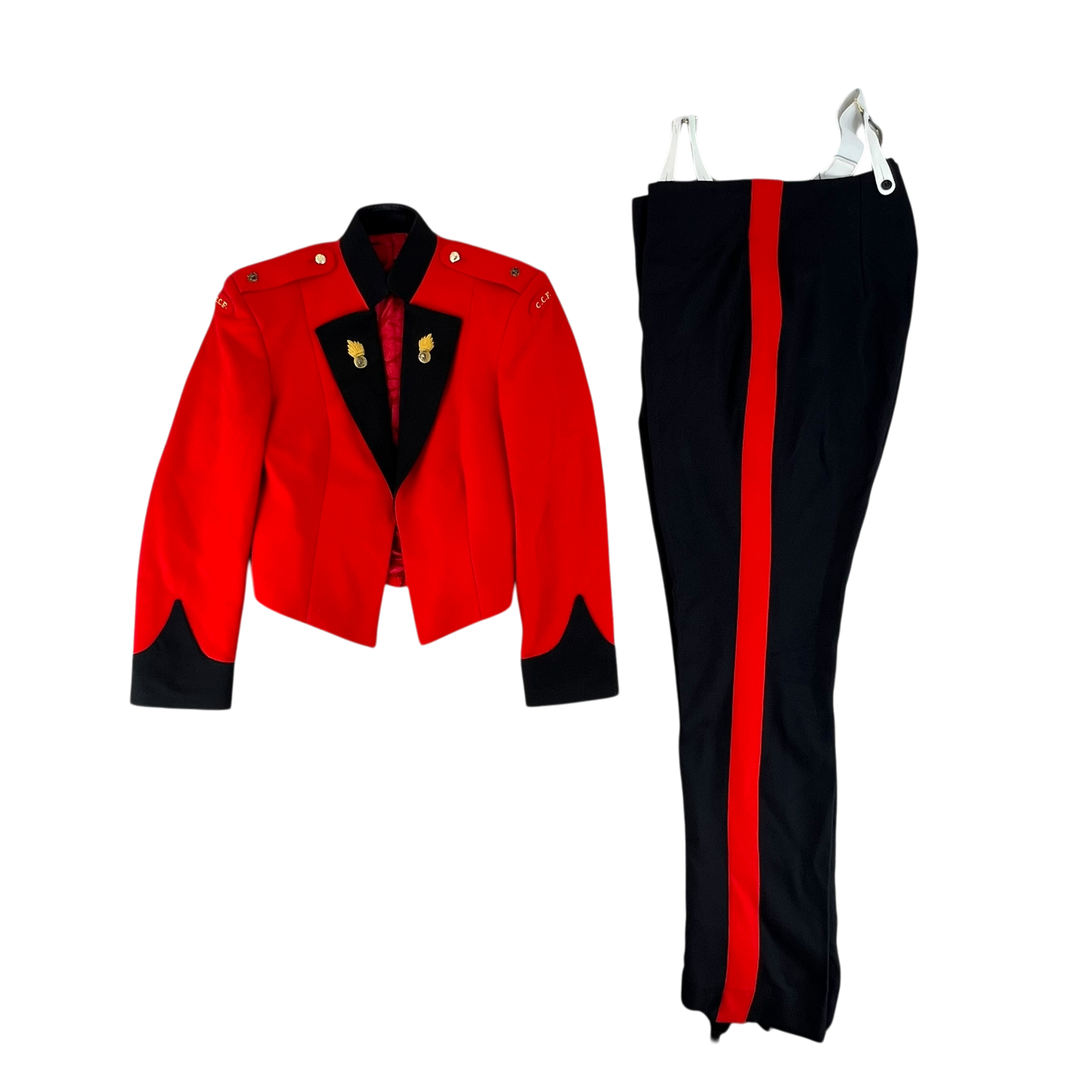 British Army Mess Dress Uniform - Jacket & Trousers - Royal Regiment of Fusiliers - Small