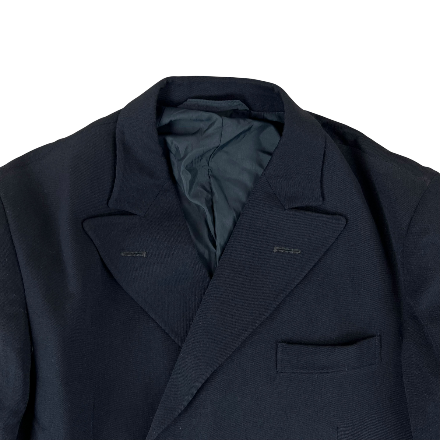 British Merchant Navy Black Dress Blazer Jacket - Medium