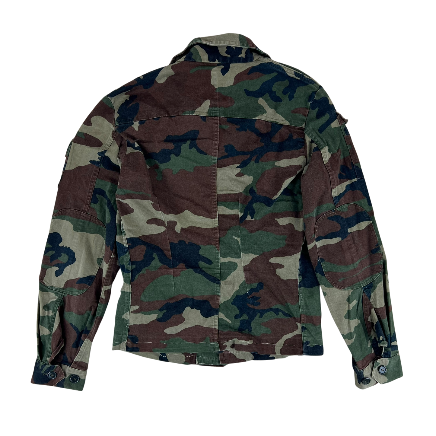 Italian Army Roma 90 Woodland Camouflage Combat Jacket - Small