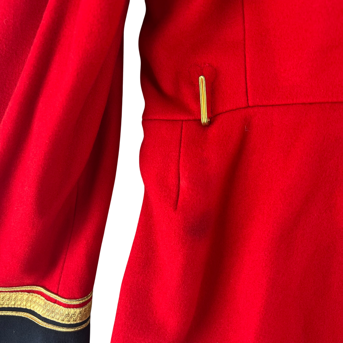British Army Red Tunic Jacket - Queen's Division Normandy Band - Large