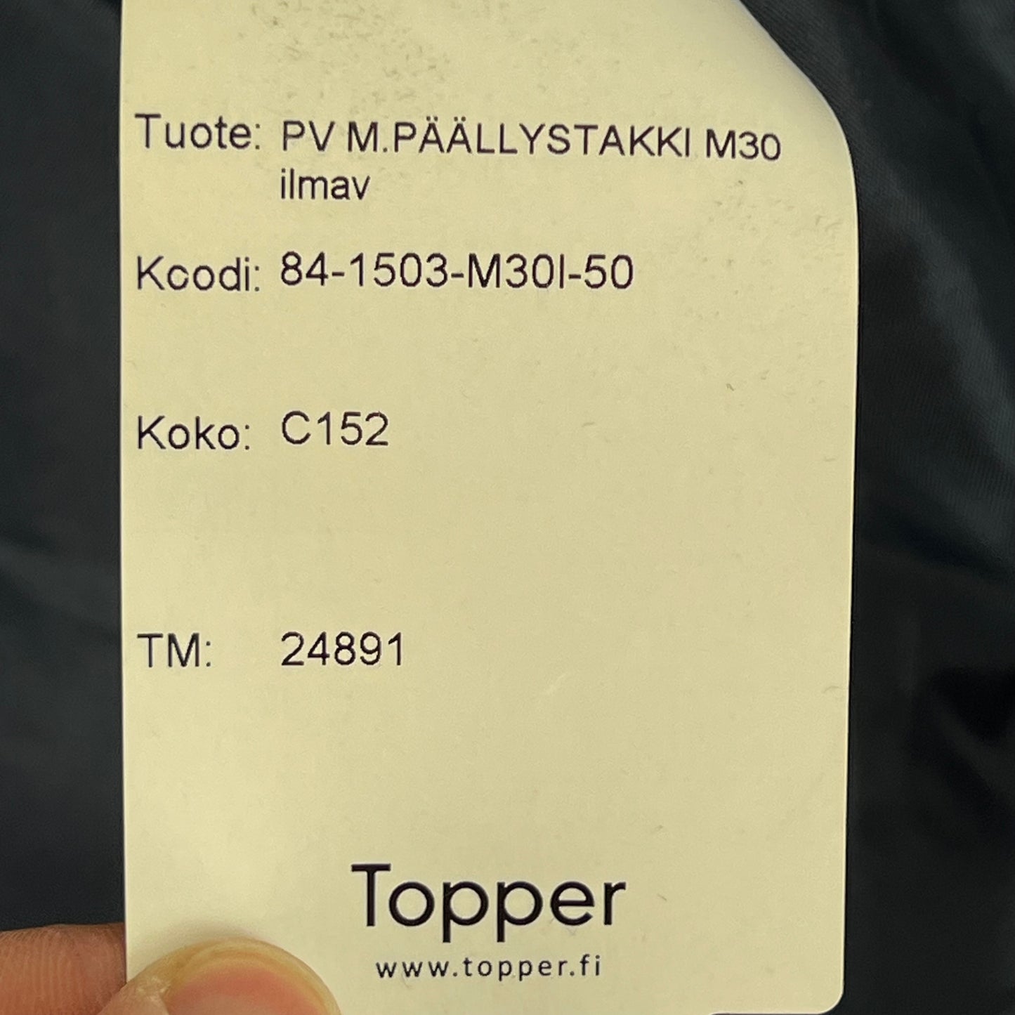 Finnish Air Force M83 Wool Blend Greatcoat - Large