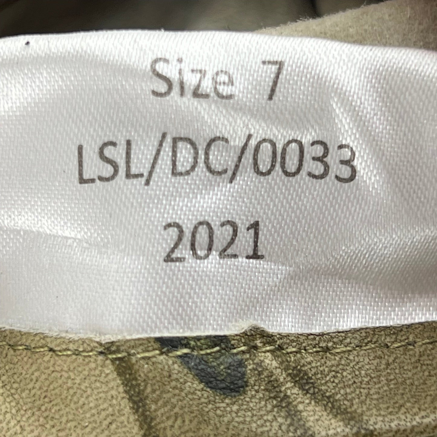 British Army MTP Camouflage Warm Weather Leather Gloves - Medium SIZE 7