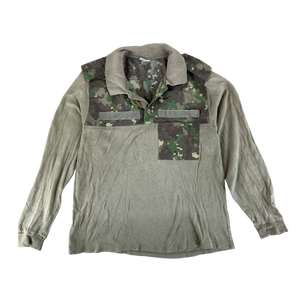 Romanian Army M2017 Woodland Camouflage Polo Top - Medium