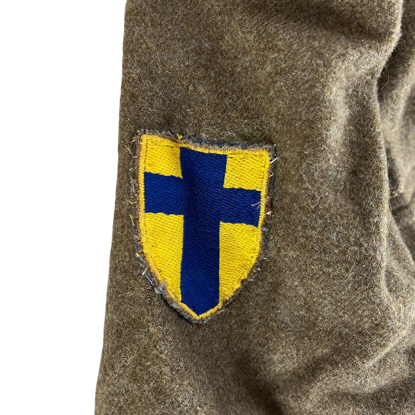 British Army 50s Khaki Ike 1949 Pattern Battle Dress Jacket - RADC - Medium SIZE 13