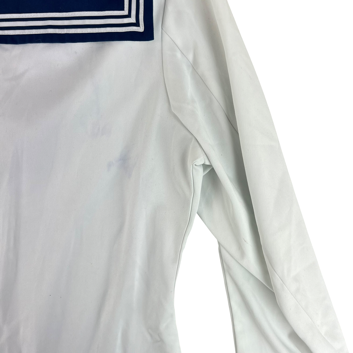 British Royal Navy Class II White Jumper Sailor's Top - Large 182/104