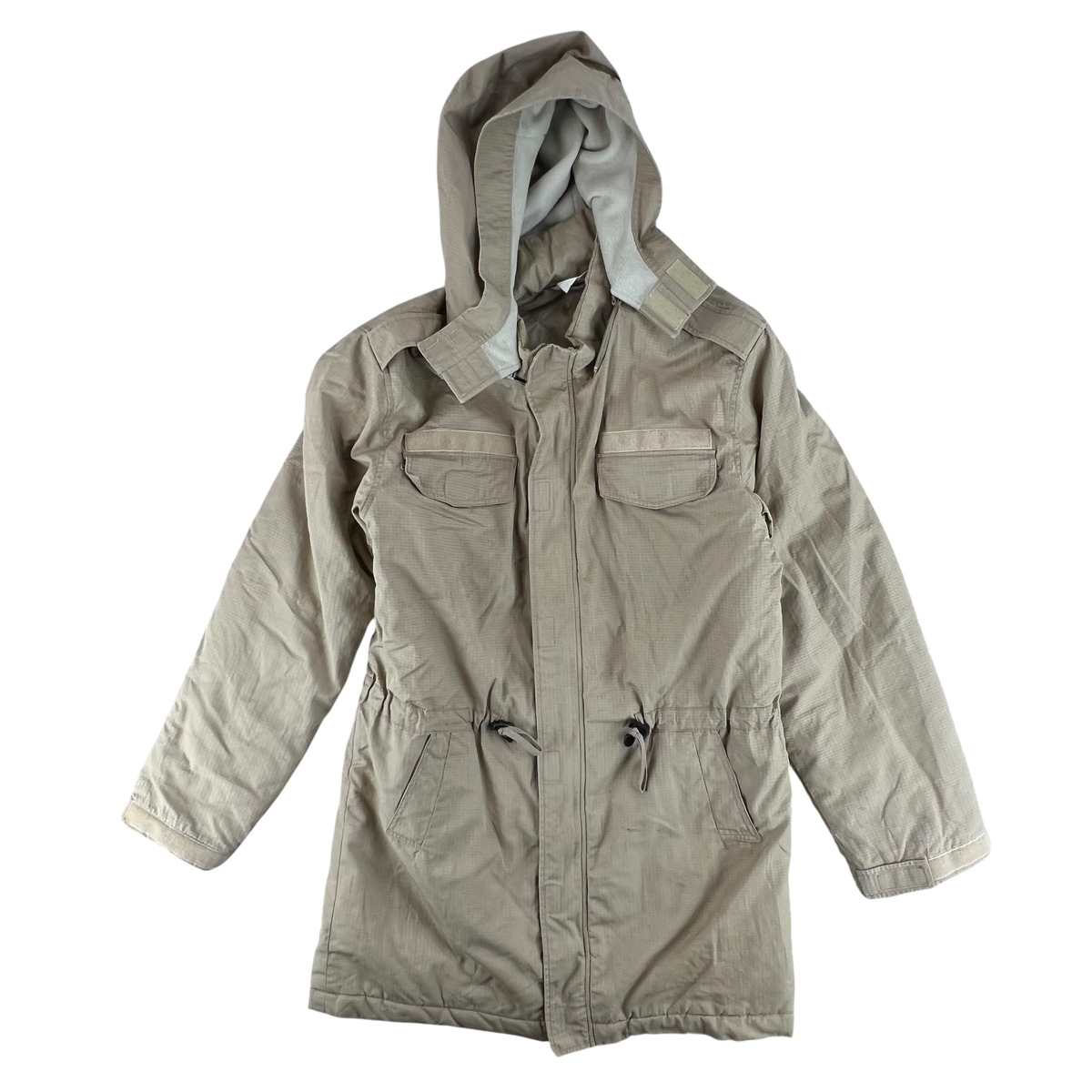 Romanian Army Tan Thermal Ripstop Parka Coat - Large