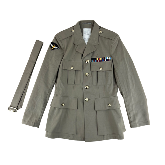 British RAF No. 6 Tropical Dress Jacket w/ Belt - Medium 170/96