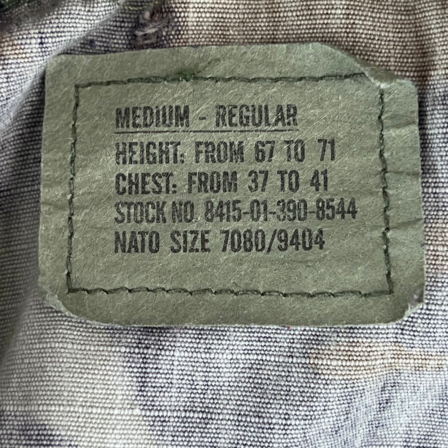 US Army M81 Woodland Camouflage BDU Combat Jacket - Medium