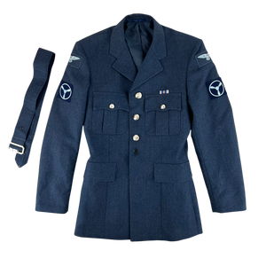 British Royal Air Force No. 1 Dress Jacket w/ Belt - Medium 92R