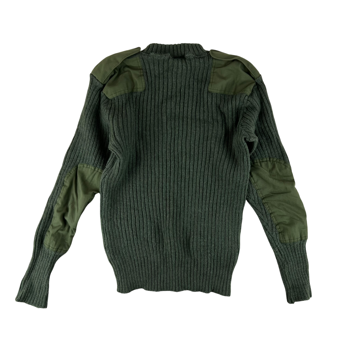 British Army Olive Green Pullover Jumper - Large 106cm