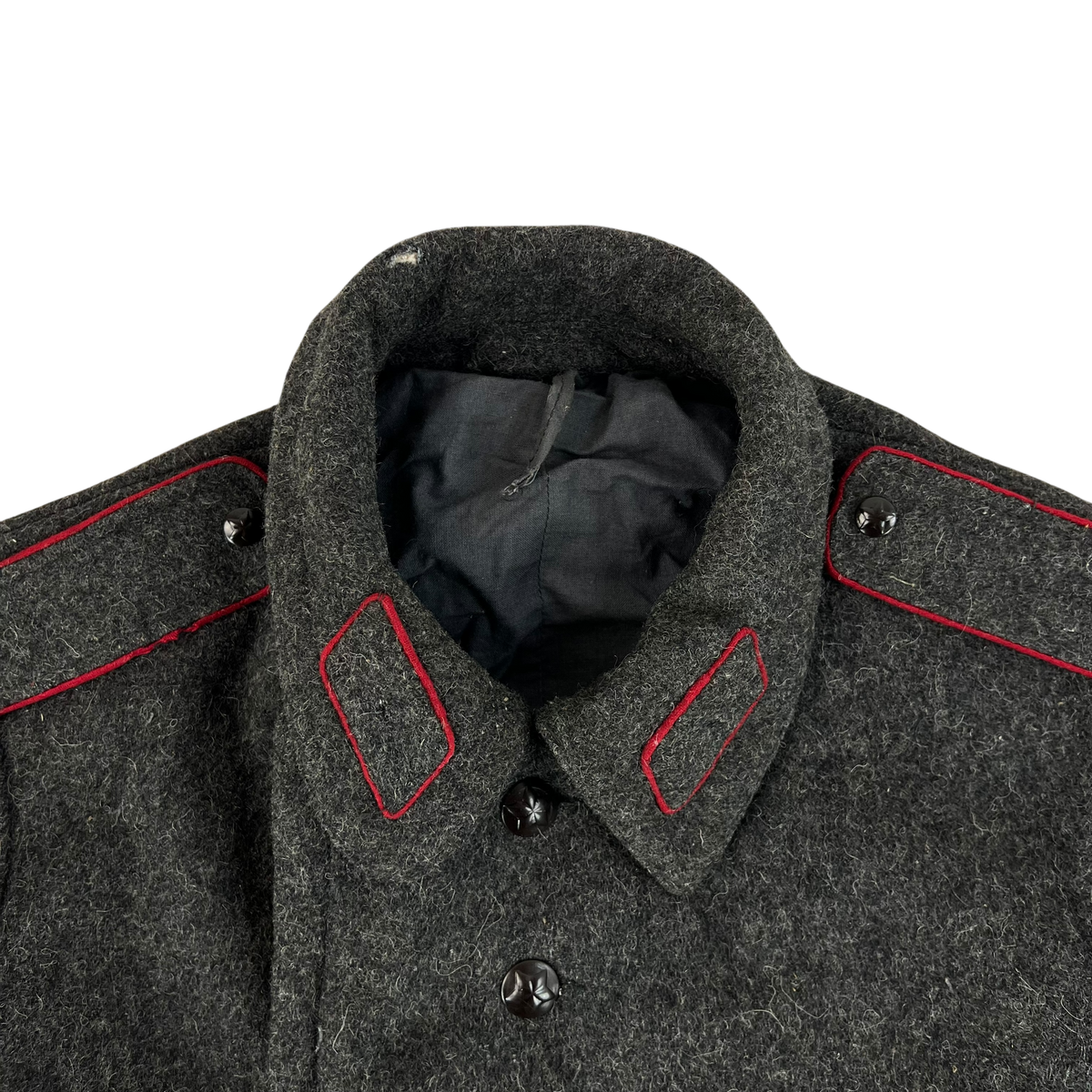 Bulgarian People's Army 60s Grey Wool Greatcoat - Medium