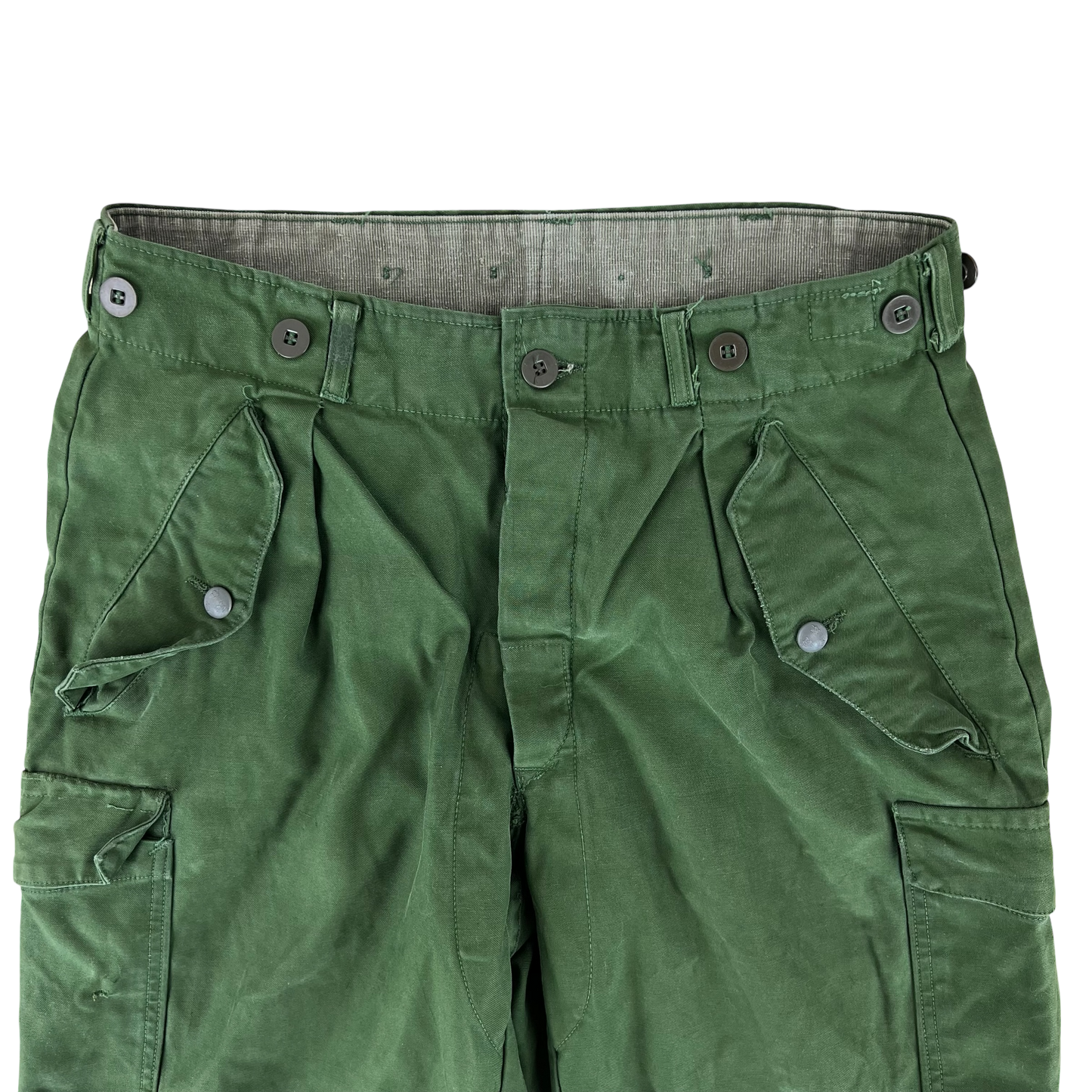 Swedish Army M59 Green Combat Trousers - W31 L30