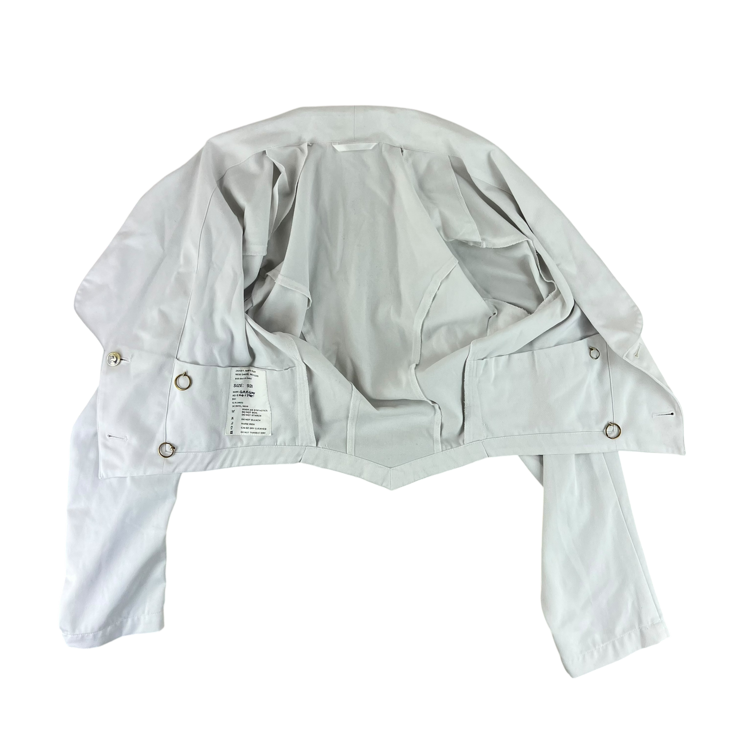 British Royal Navy Tropical No. 2BW Mess Dress Jacket - Medium 92R