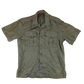 US Army 1950s Khaki Short Sleeve Shirt - Medium