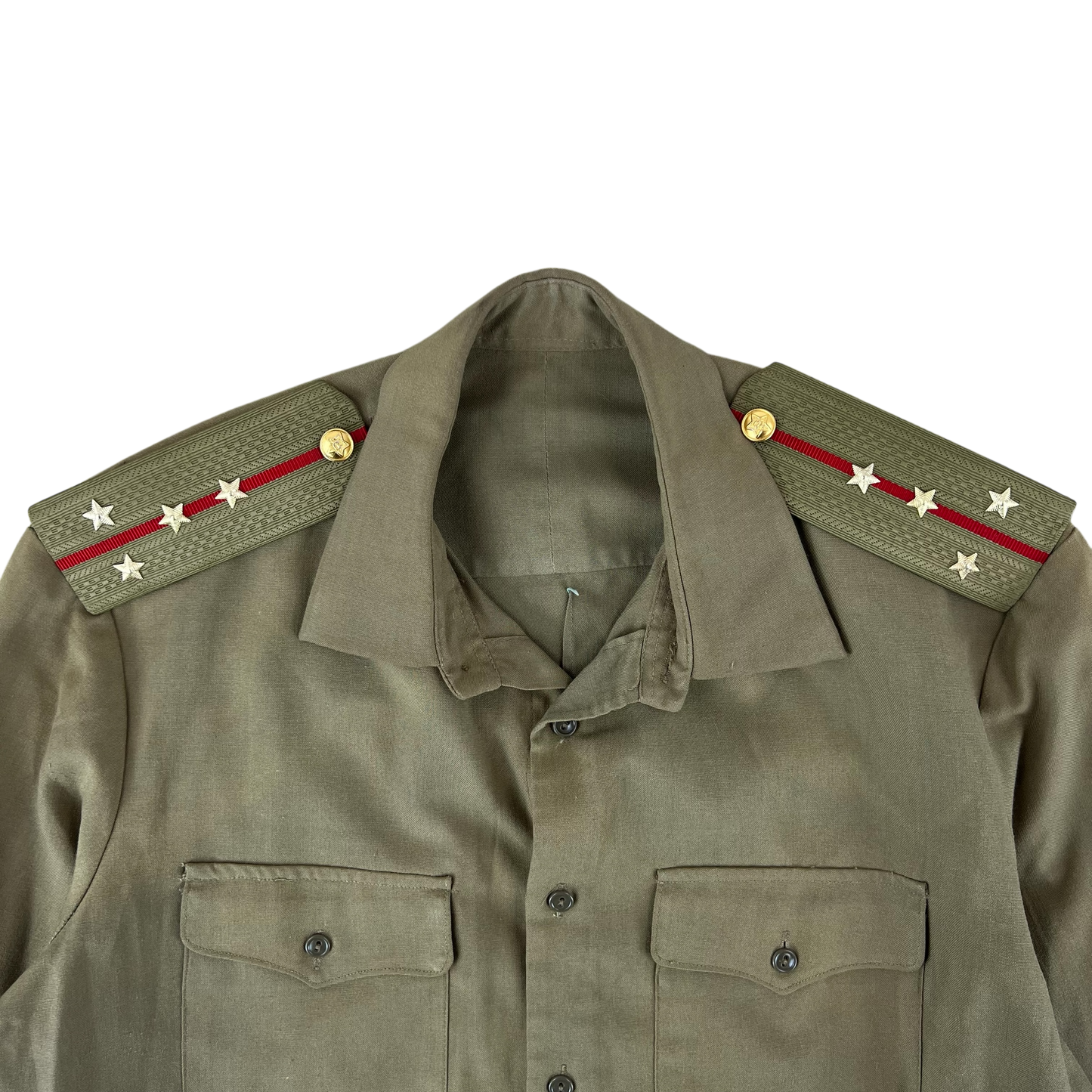 Soviet Army Olive Dress Shirt - Medium