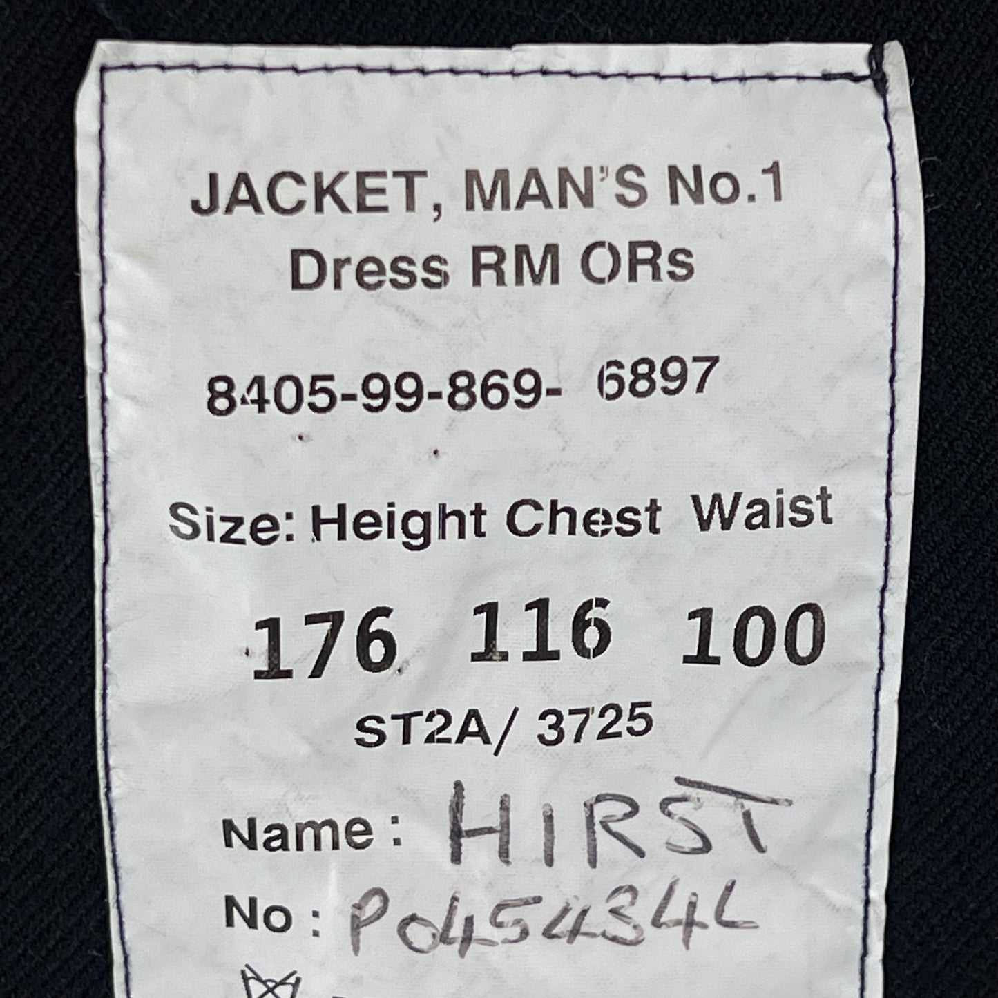 British Royal Marines No. 1 Dress Jacket - Large 176/116