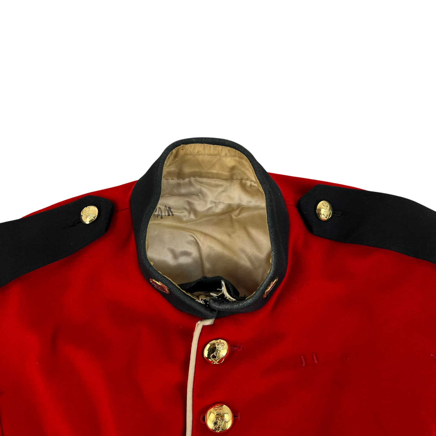 British Army Red Tunic Jacket - Queen's Division Normandy Band - Medium