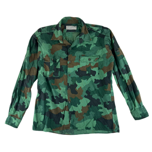 Serbian Army M93 Oak Leaf Camouflage Shirt - Large