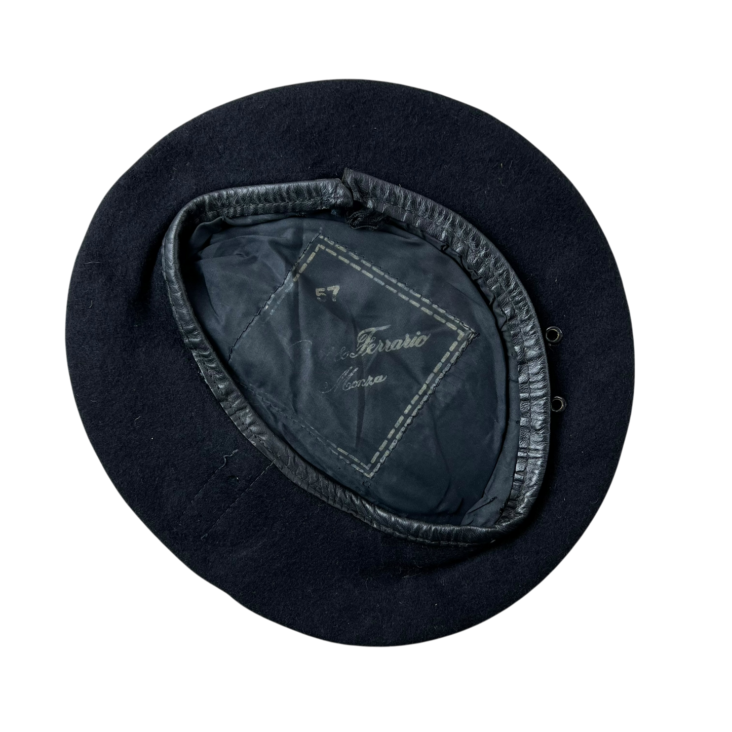 Finnish Navy M91 Black Beret - Medium 57cm