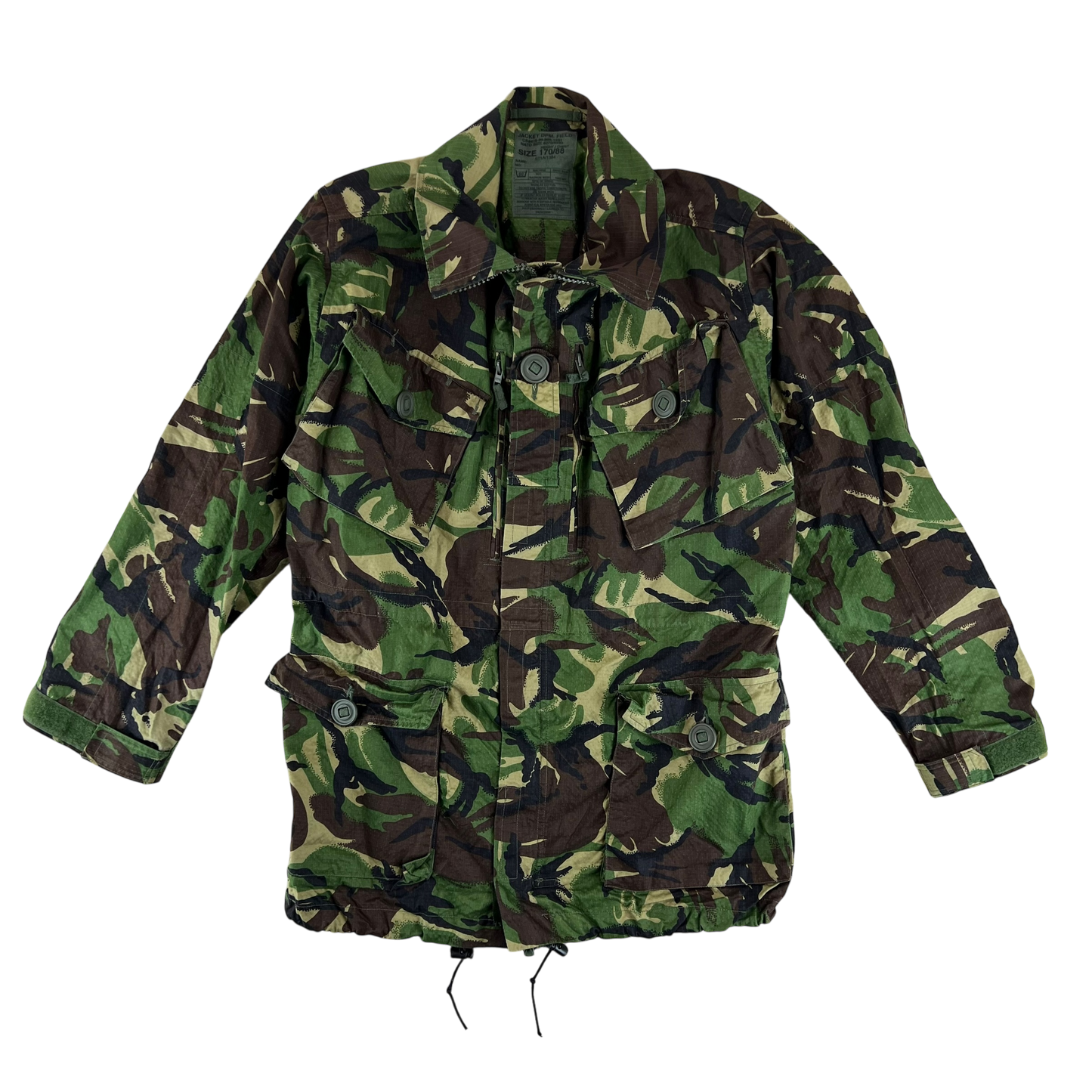 British Army S95 DPM Woodland Camo Ripstop Field Jacket - Small 170/88