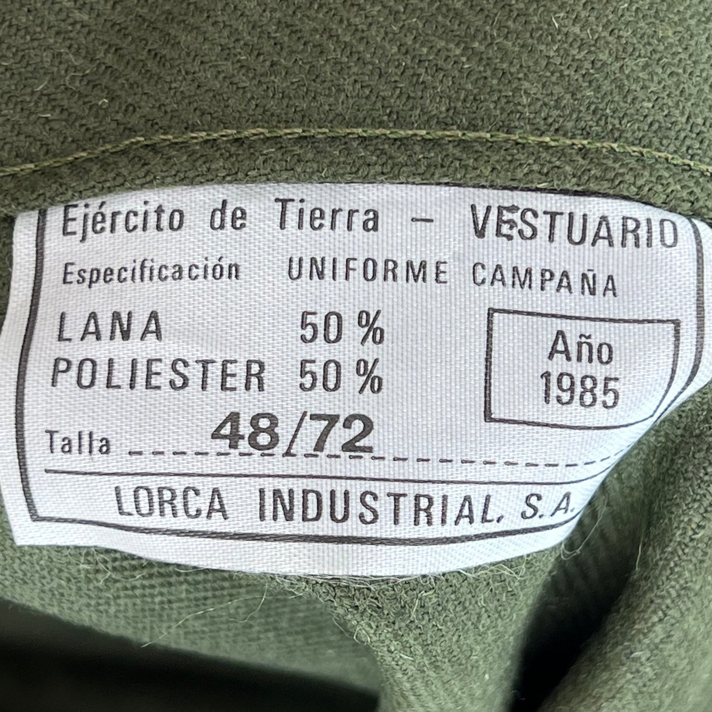 Spanish Army 80s Womens Winter Wool Blend Field Trousers - W32 L31