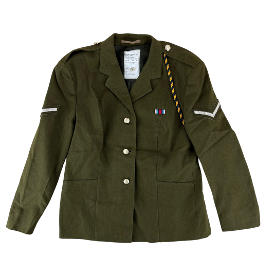 British Army 1980 Pattern No. 2 Olive Green Dress Jacket - RLC - Medium 162/100
