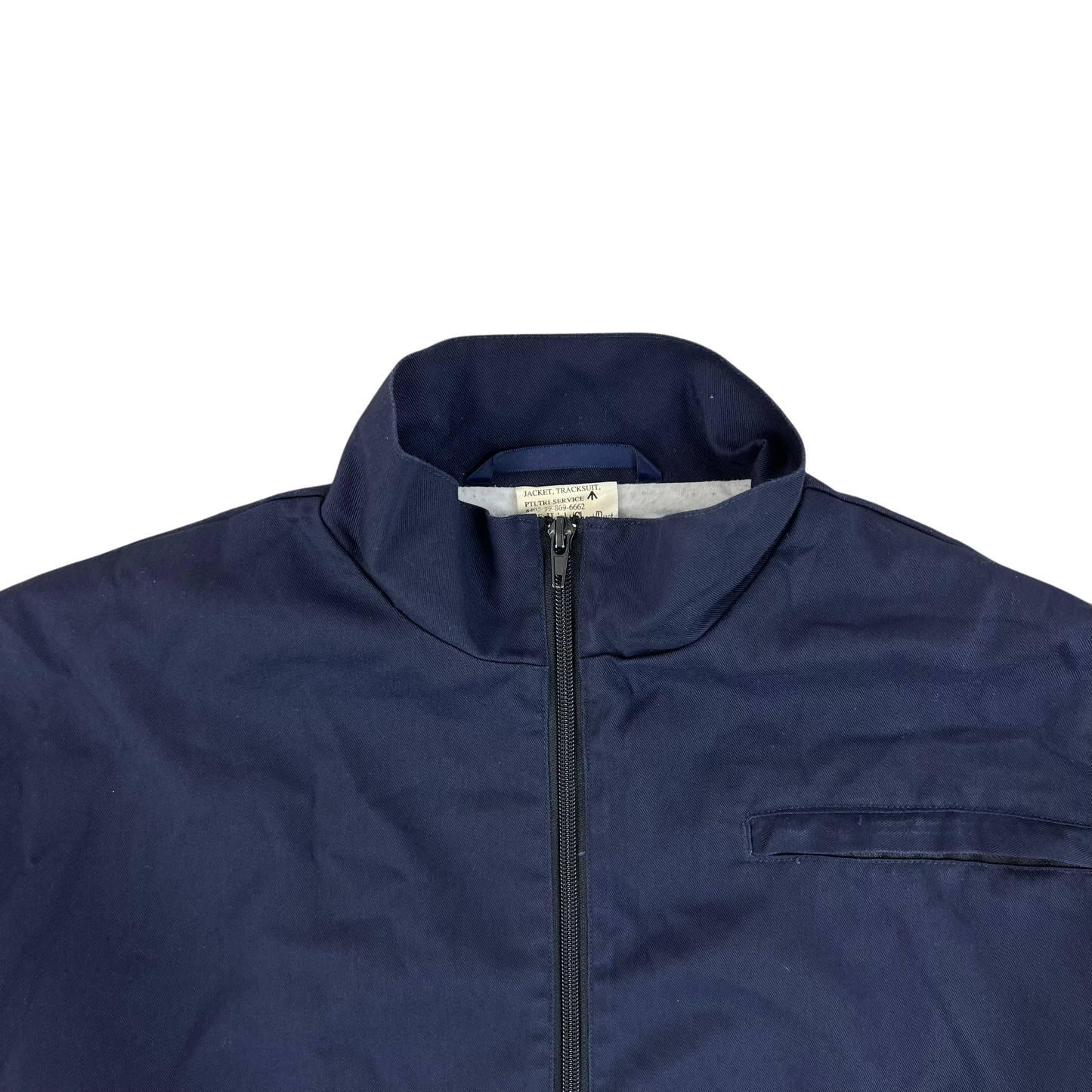 British Army / Tri-Services Navy Blue PTI Tracksuit Top Jacket - Medium 170/100