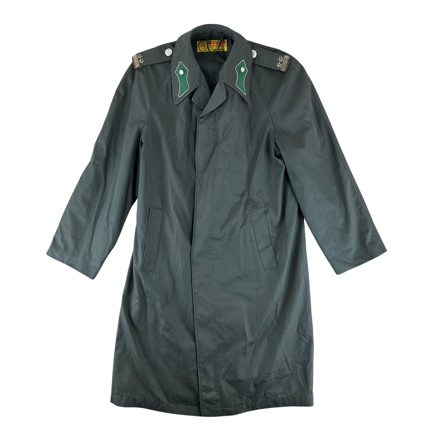 Austrian Army Officer's Trenchcoat Mac Field Grey - Medium