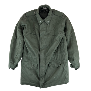 Italian Army Roma 75 Olive Green Drab Parka w/ Winter Liner - Medium