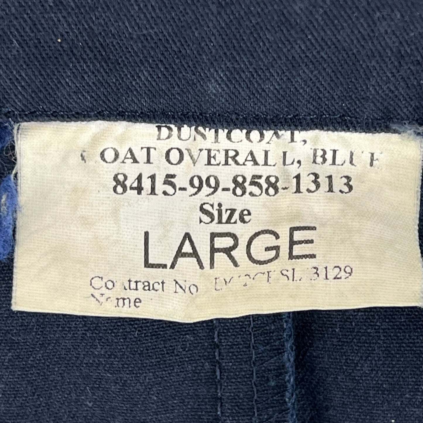 British RAF Blue Dust Coat Overall - Large
