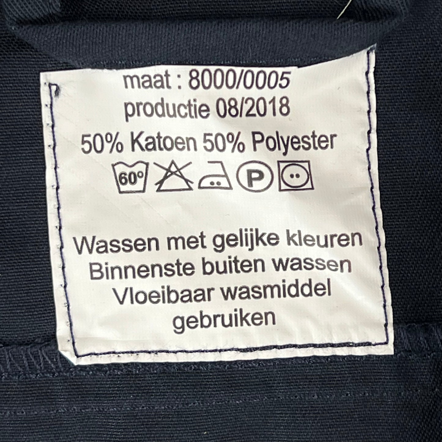 Dutch Navy Work Jacket - Large