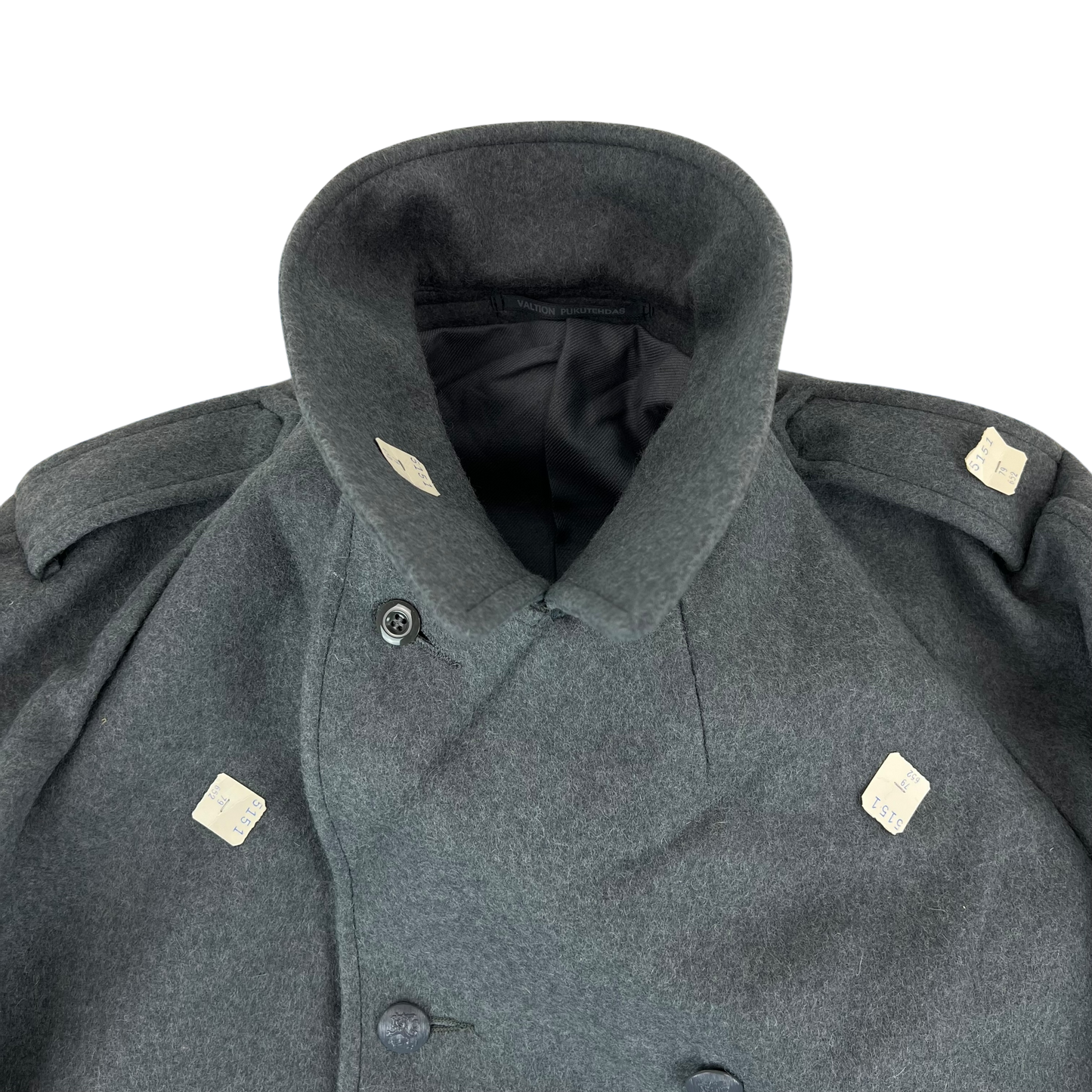 Finnish Army M65 Wool Greatcoat - Large