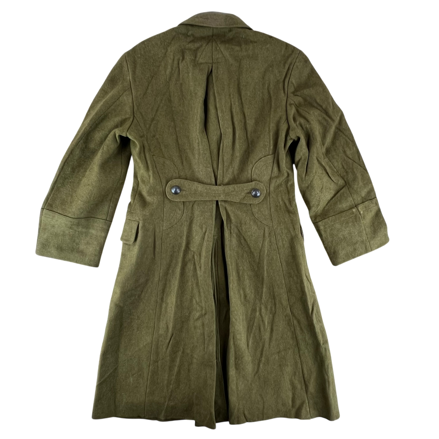 Romanian People's Army Khaki Wool Greatcoat - Medium
