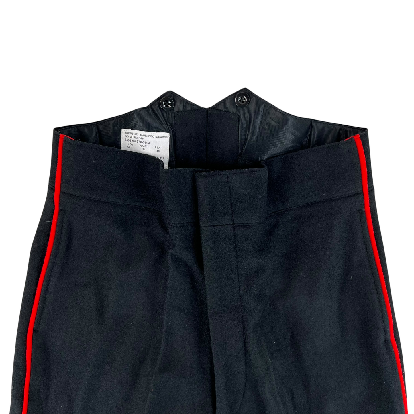 British Army No 1 Dress Footguards WO Musician's R&F Trousers - W34 L33.5