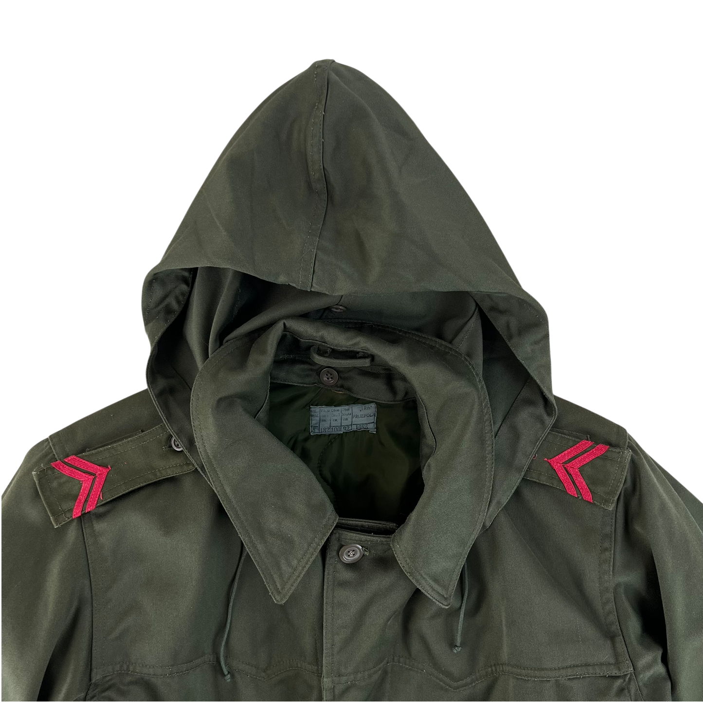 Yugoslav Army M77 Olive Green Parka w/ Liner - Medium 182/100