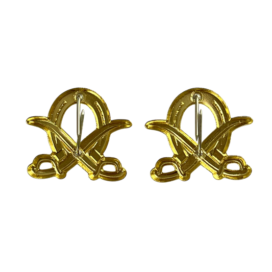 Finnish Army Cavalry Collar Badges