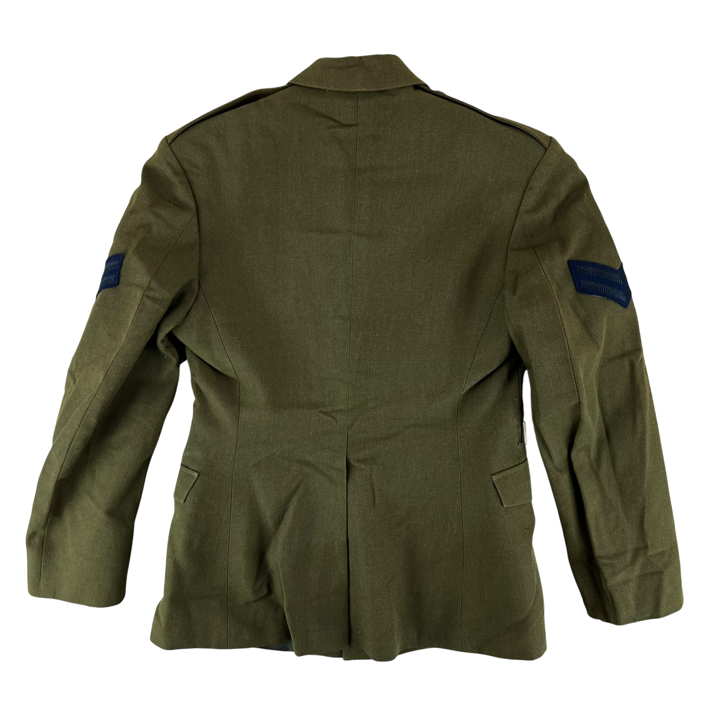 British Army Old Pattern No. 2 Olive Green Dress Jacket - Queen's Gurkha Signals - Medium 170/104