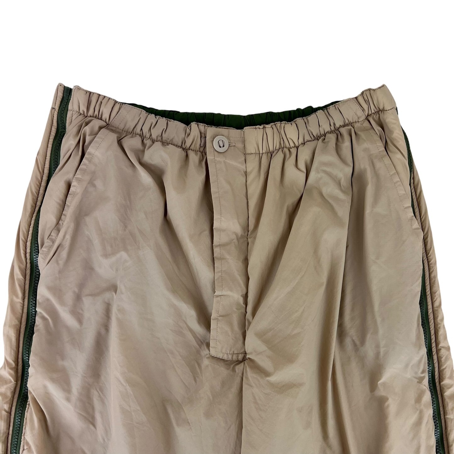 British Army Reversible Thermal Olive Green / Tan Quilted Trousers - Medium
